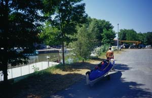 Trasbordo all'ecluse Ronde d'Agde