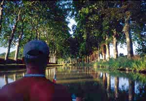 Il canale al tramonto