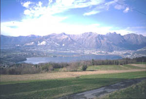 il lago di annone: panoramica