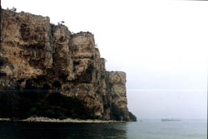 il lago da un ricovero barche